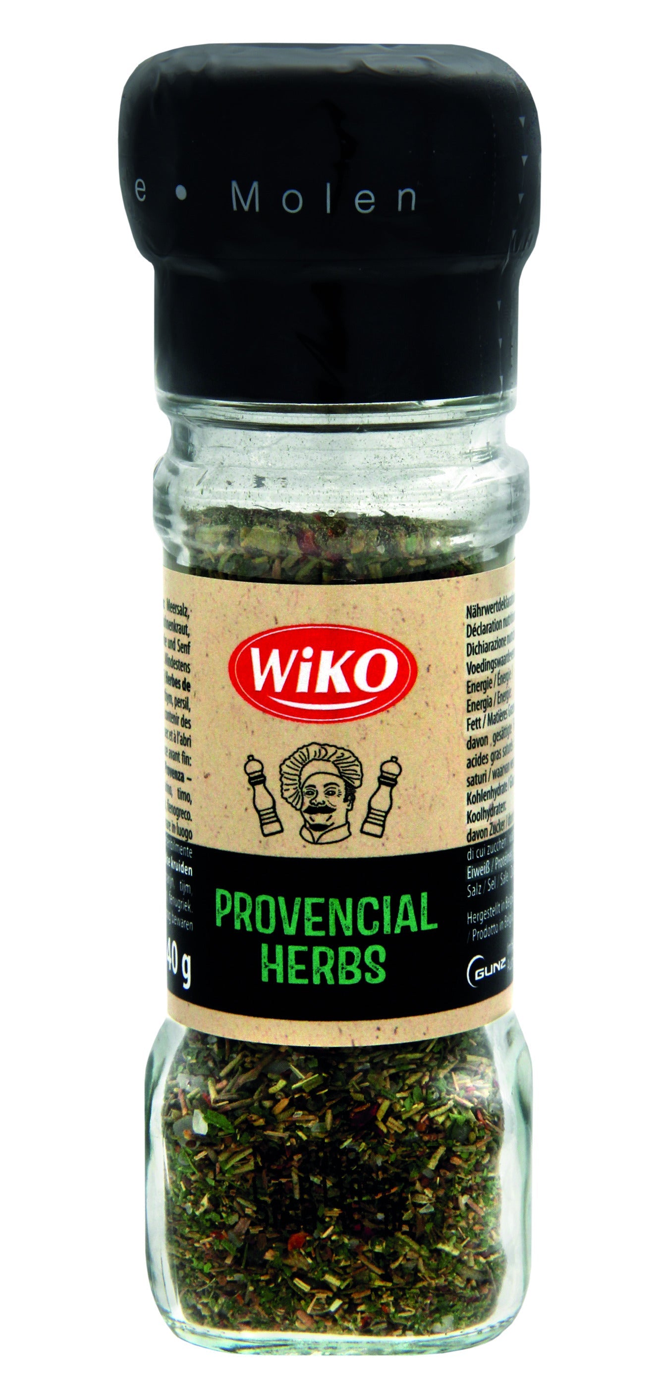 Wiko Gewürzmühle Kräuter der Provence 40g – Produktbild 1