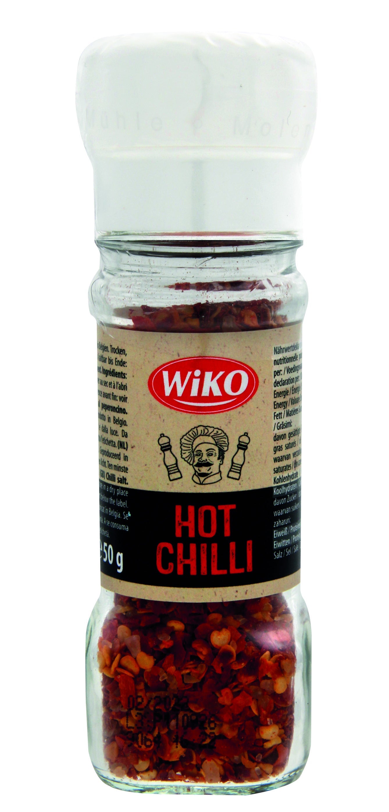 Wiko Gewürzmühle Chili scharf 50g – Produktbild 1