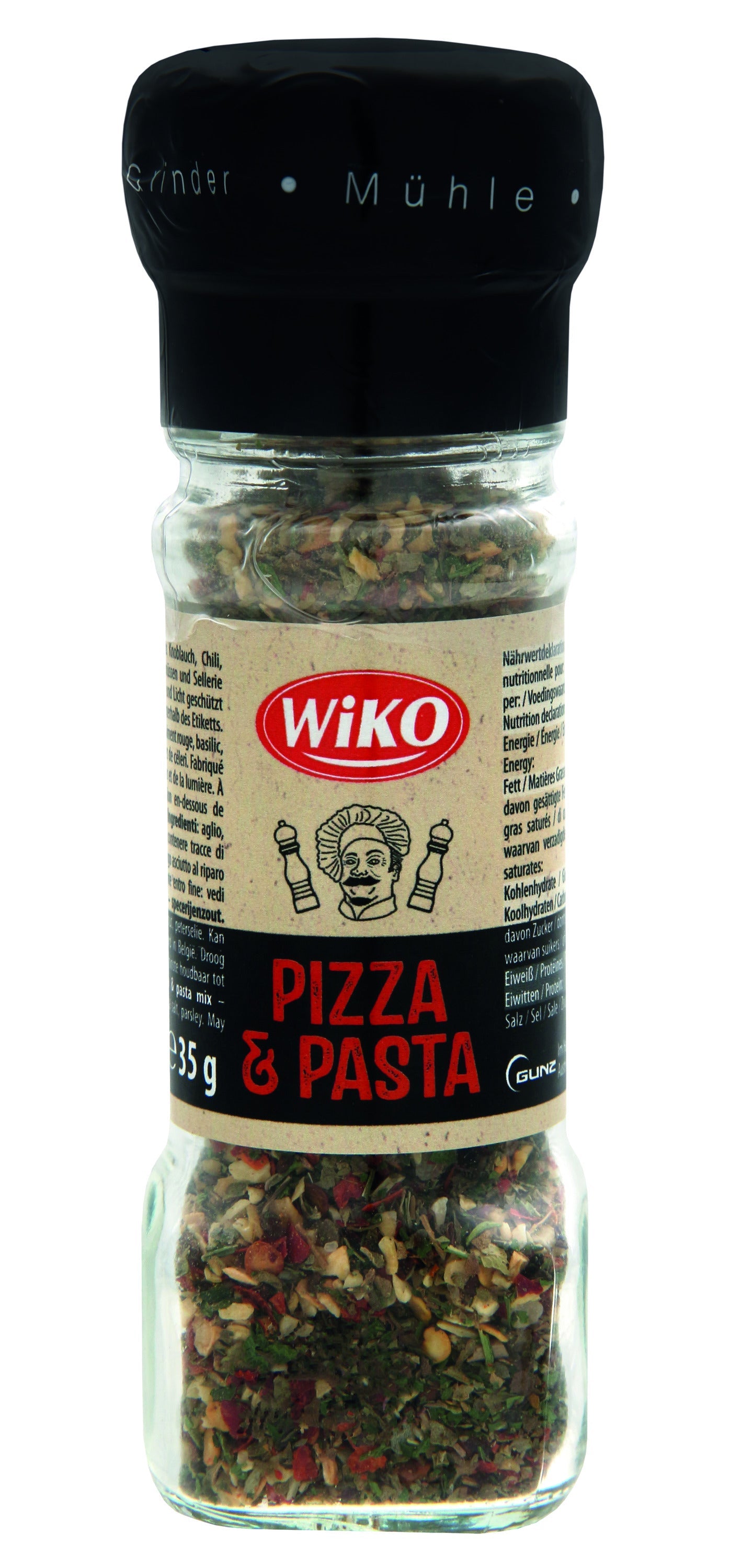 Wiko Gewürzmühle Pizza- und Pastagewürz 35g – Produktbild 1