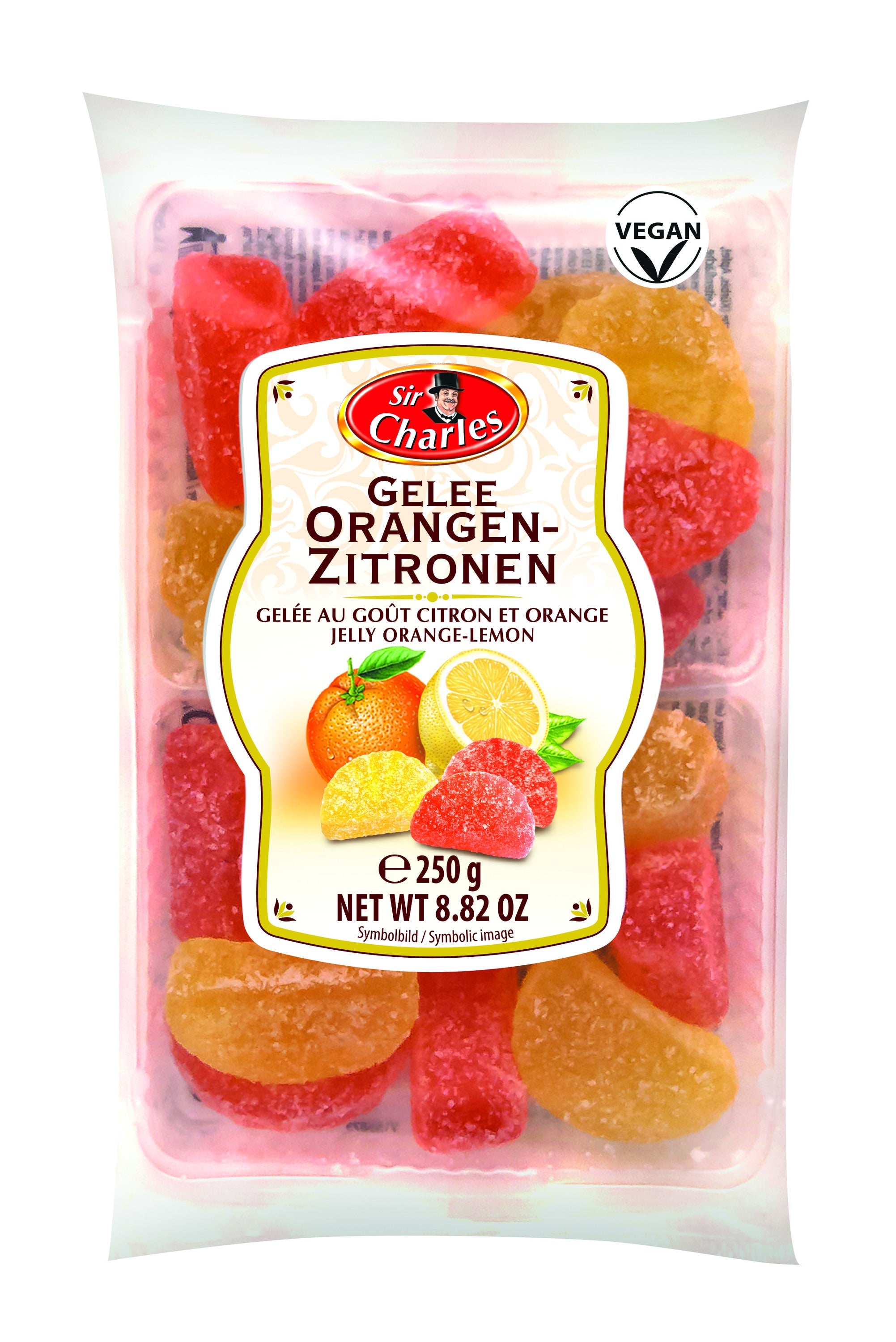 Sir Charles Gezuckertes Gelee mit Zitronen- und Orangengeschmack 250g – Produktbild 1