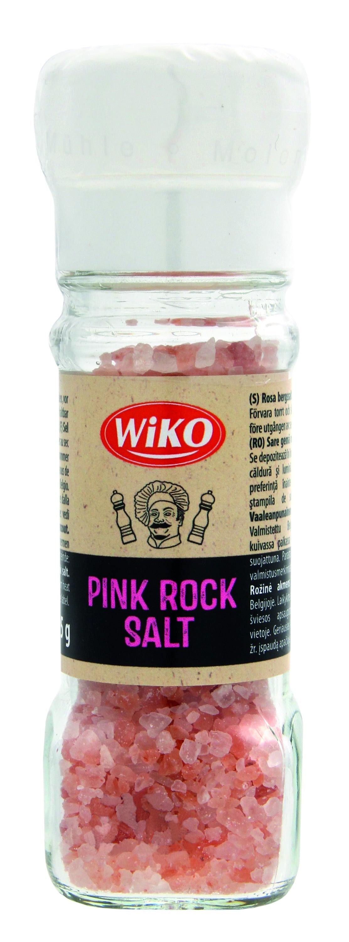 Wiko Gewürzmühle Rosa Steinsalz 95g – Produktbild 1