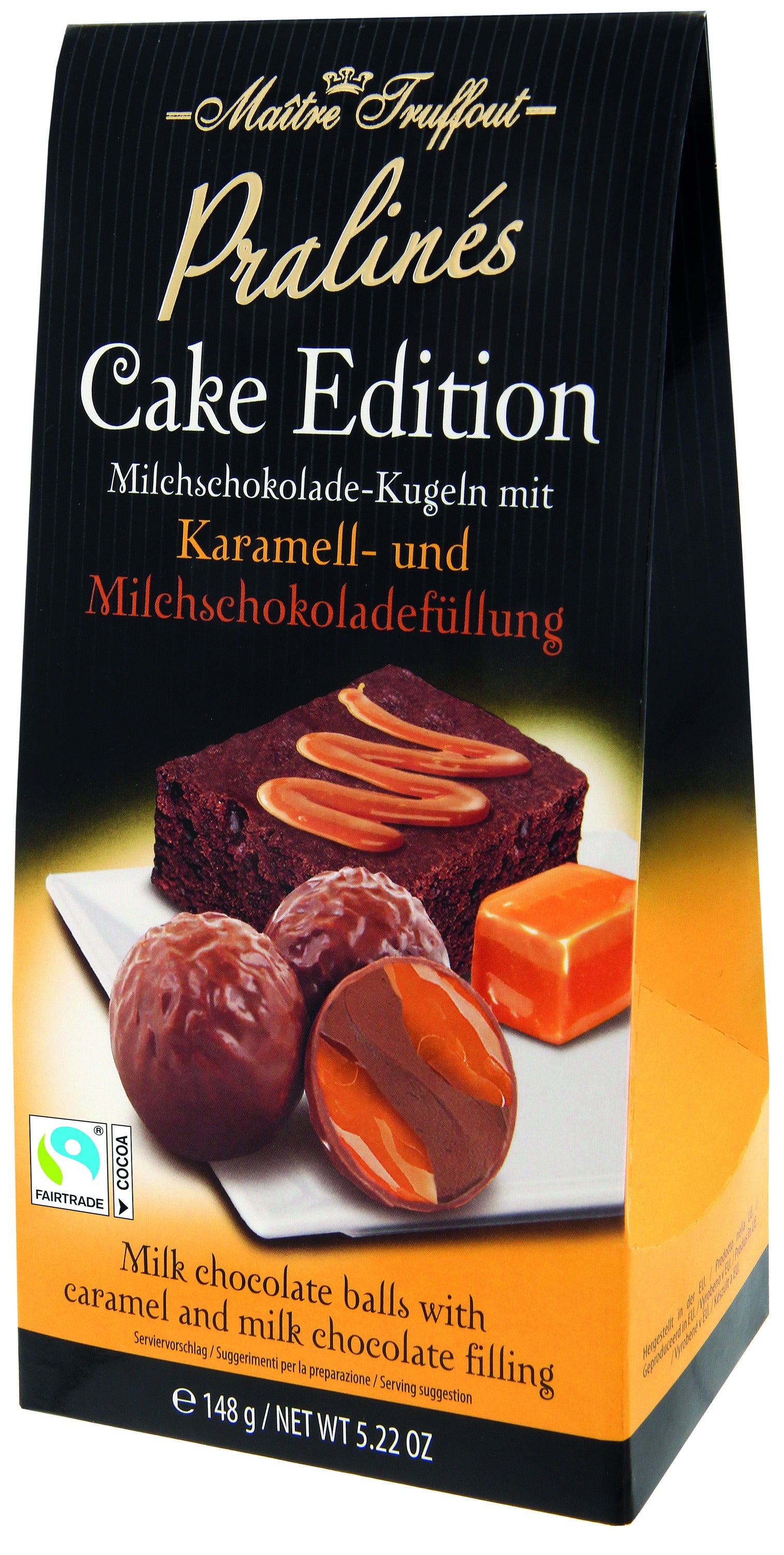 Maître Truffout Pralinen Cake Edition - Karamell & Milchschokolade 148g – Produktbild 1