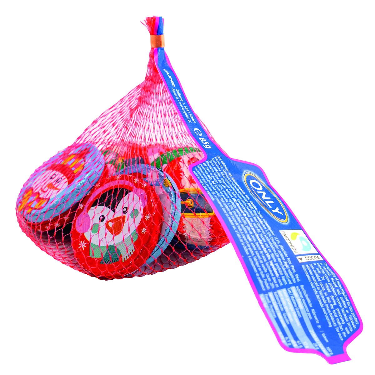 ONLY Milchschokolade Weihnachtstaler 85 g – Originalverpackung
