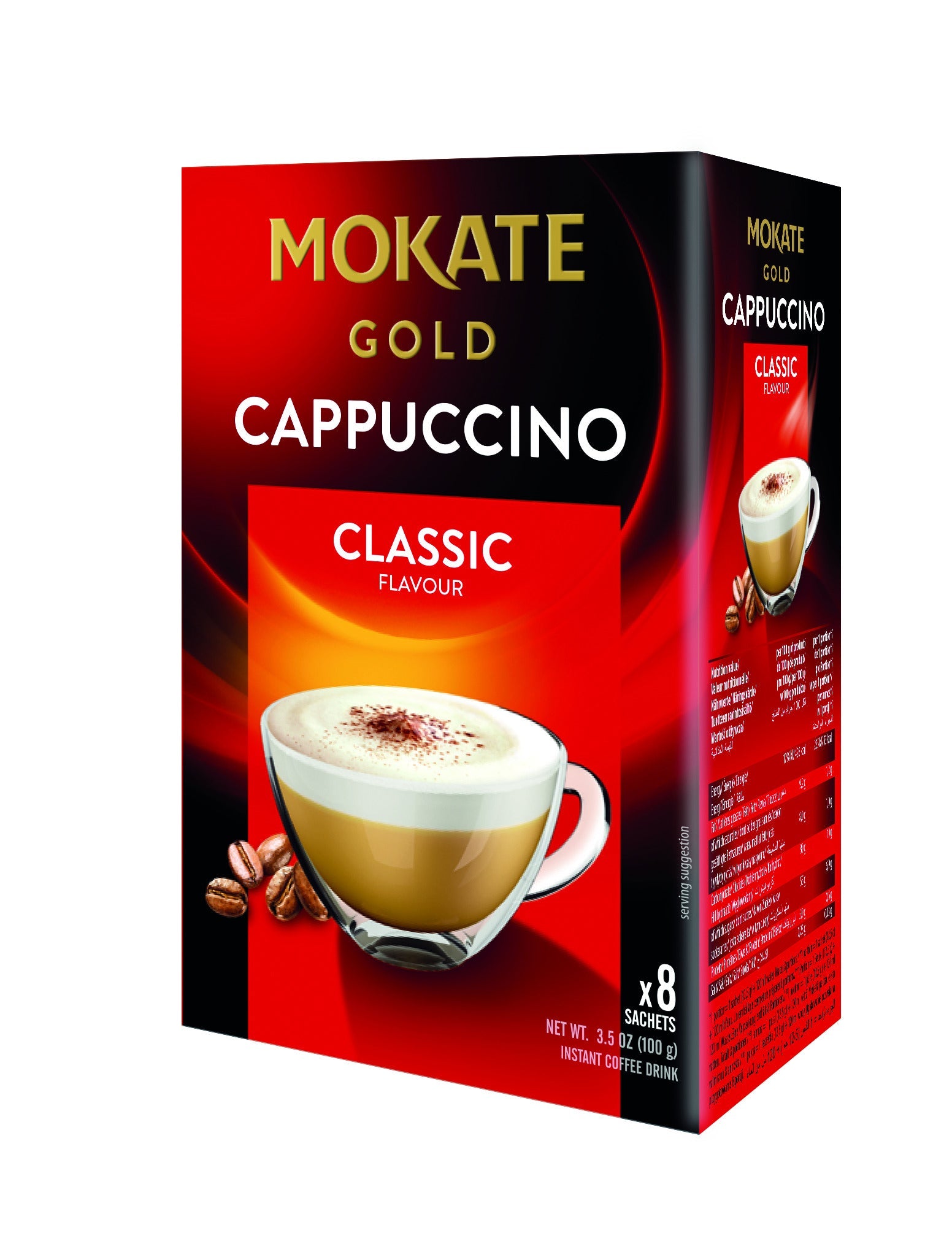 Mokate Cappuccino Gold Classic - Getränkepulver 100g – Produktbild 1