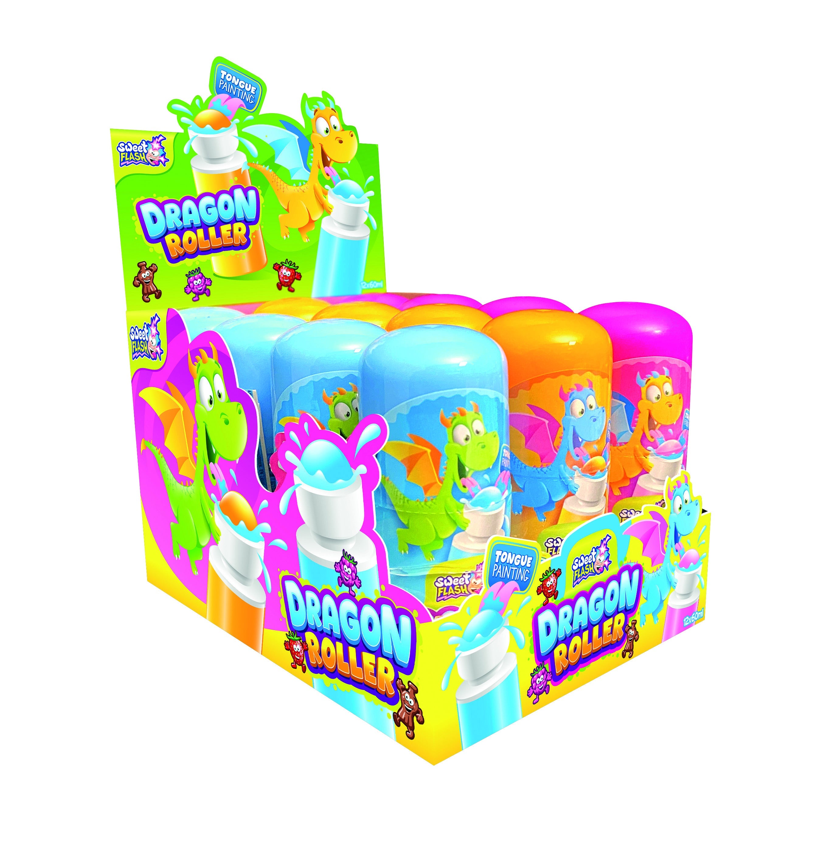 Sweet Flash Dragon Roller Flüssige Süßware 60ml – Produktbild 1