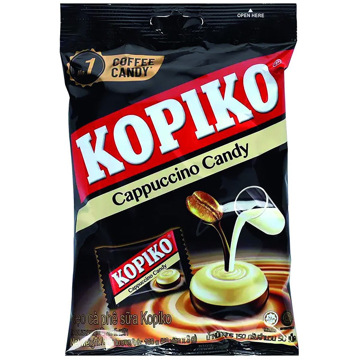Kopiko Cappuccino Bonbons 175 g – Originalverpackung