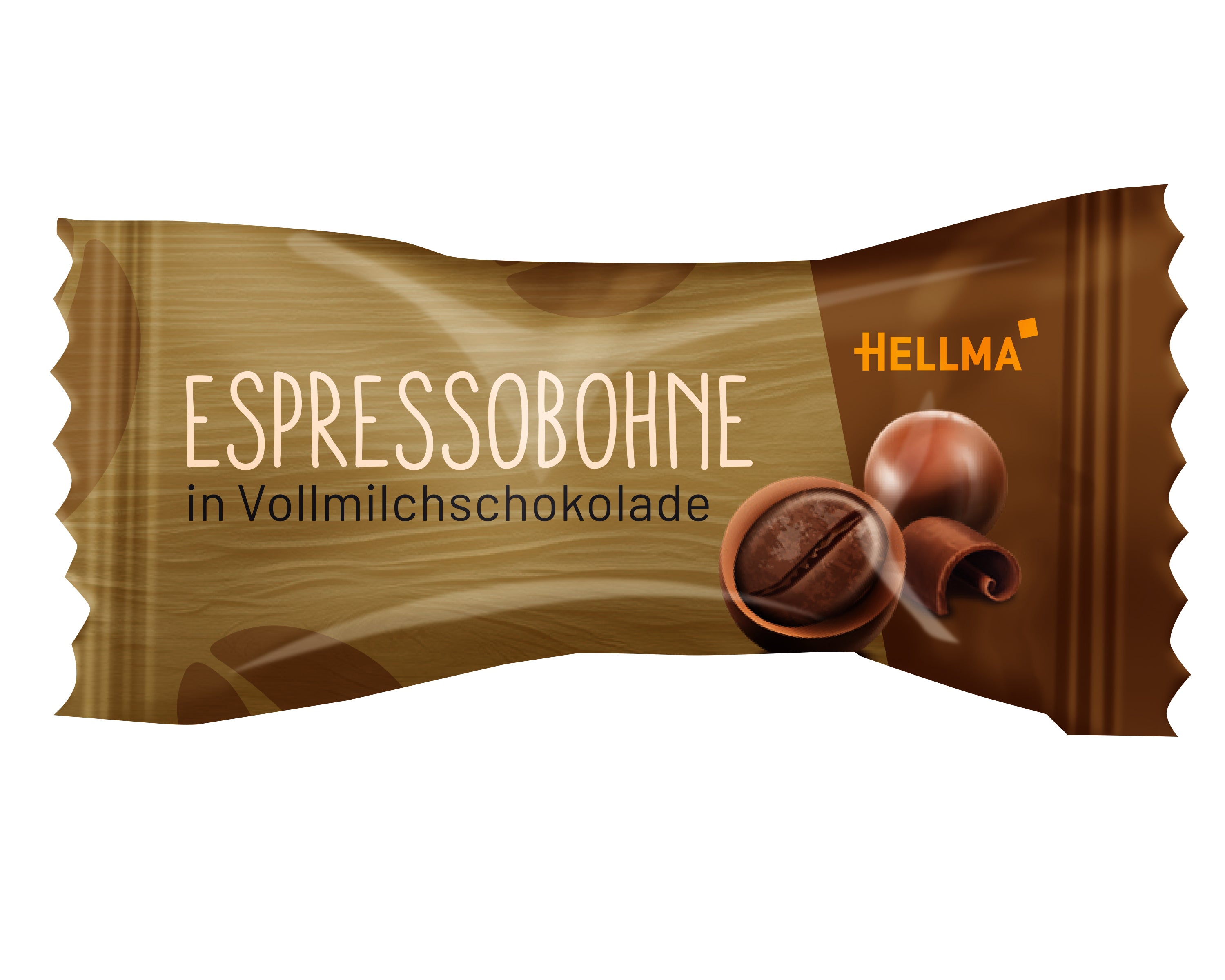 HELLMA Espressobohne Vollmilch 380 St. 420g