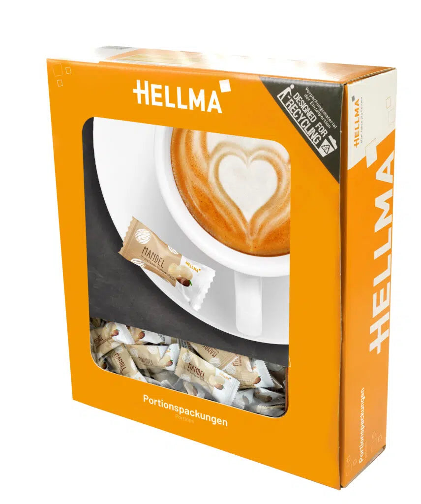HELLMA Mandel in weißer Schokolade 360 St. 860g