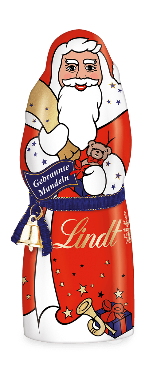 Lindt Weihnachtsmann Gebrannte Mandeln 125 g