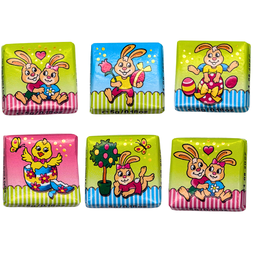 Storz Täfelchen Oster Puzzle Vollmilch Schokolade 100x 5g, 500 g