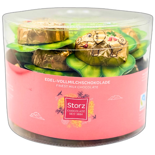 Storz Glücksschwein Kleeblatt Vollmilch Schokolade 25x 12,5g, 312,5g