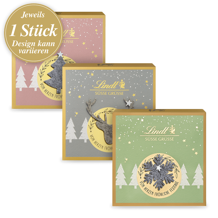Lindt Filz Edition Süße Grüße Pralinés 175 g