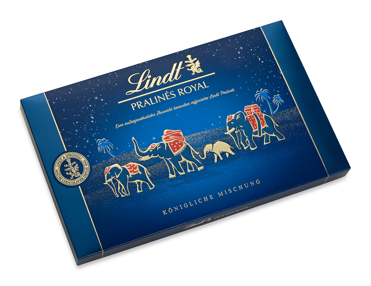 Lindt Pralinés Royal Pralinenmischung 250g Packung