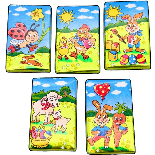 Storz Vollmilch Schokolade Figuren Mix 60x7,5g Hase Huhn Schaf Marienkäfer 450g - Schokobote.de