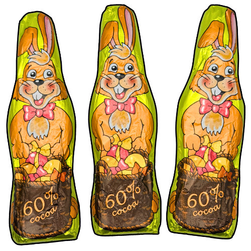 Storz Relief Osterhase Zartbitter 60% Kakao 80x12,5g Dose