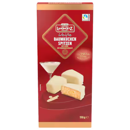 Lambertz Baumkuchenspitzen mit Kokoslikör Weiß 150g