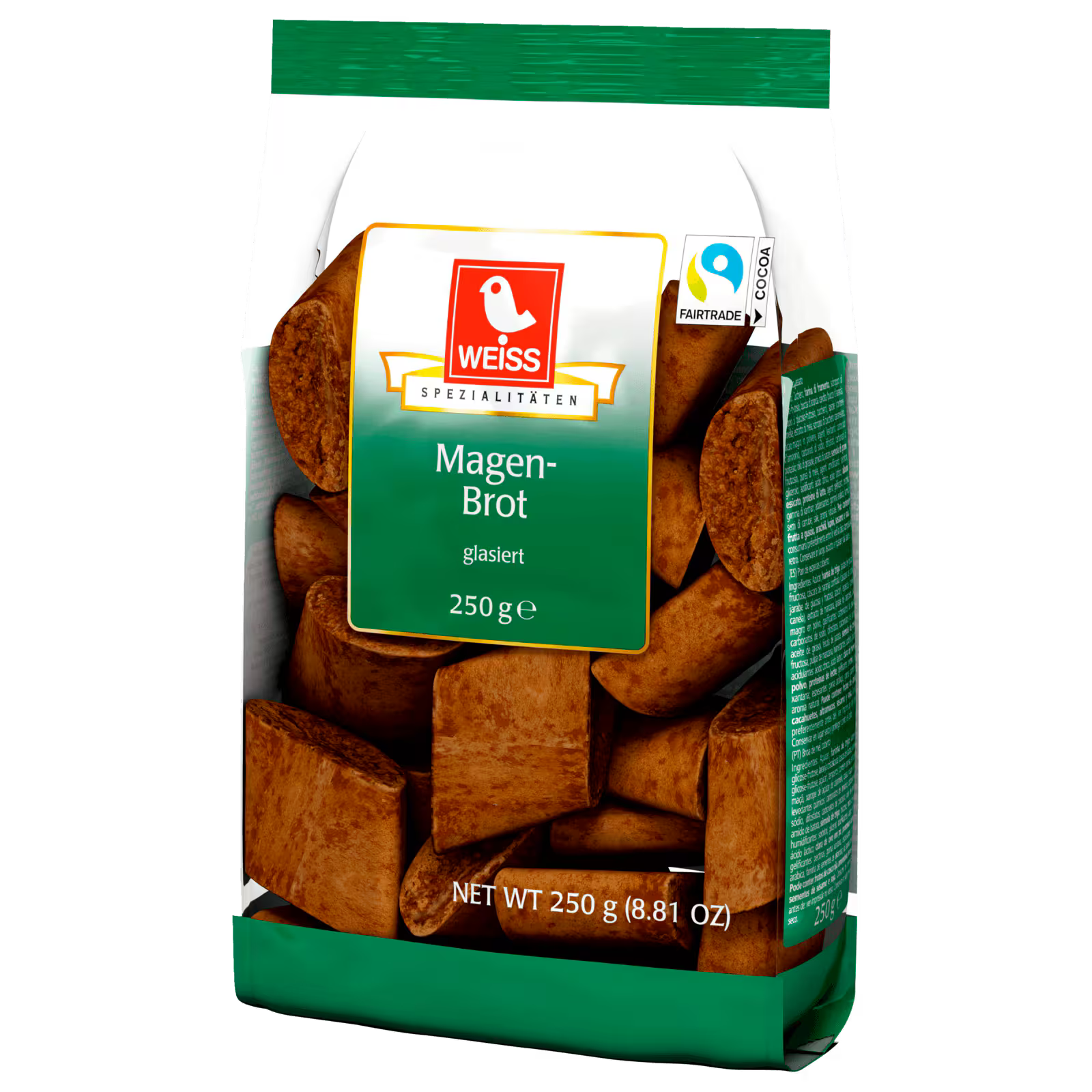 Weiss Magenbrot glasiert 250g