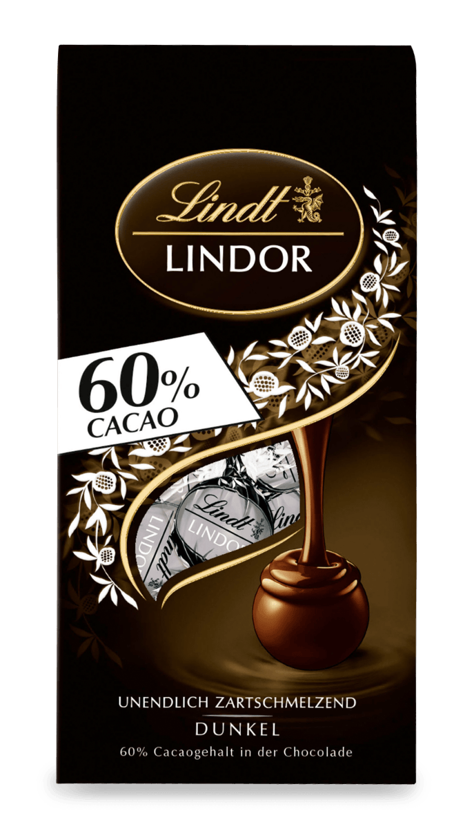 Lindt LINDOR Kugel Beutel Dark 60% 99g