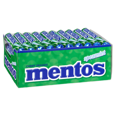 Mentos Chewy Dragees Spearmint - 14 Stück - 40x 38g