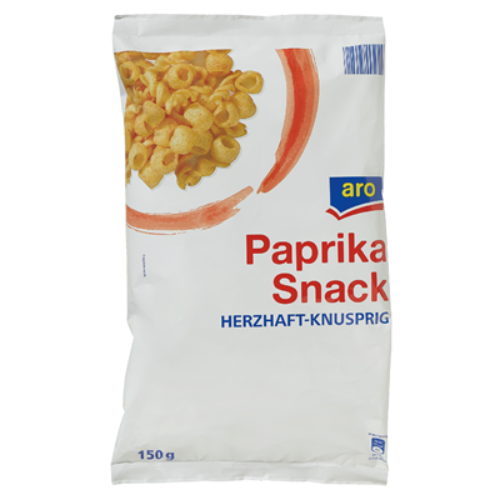 aro Snack Paprika 150g - Knuspriger Paprika-Snack für den herzhaften Genuss