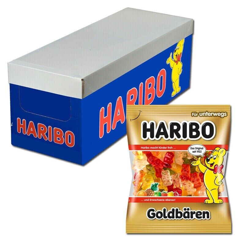 Haribo Goldbären in 6 fruchtig verschiedenen Geschmacksrichtungen 100g