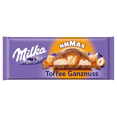 Milka Tafelschokolade Toffee Ganznuss 6x 300 g Beutel