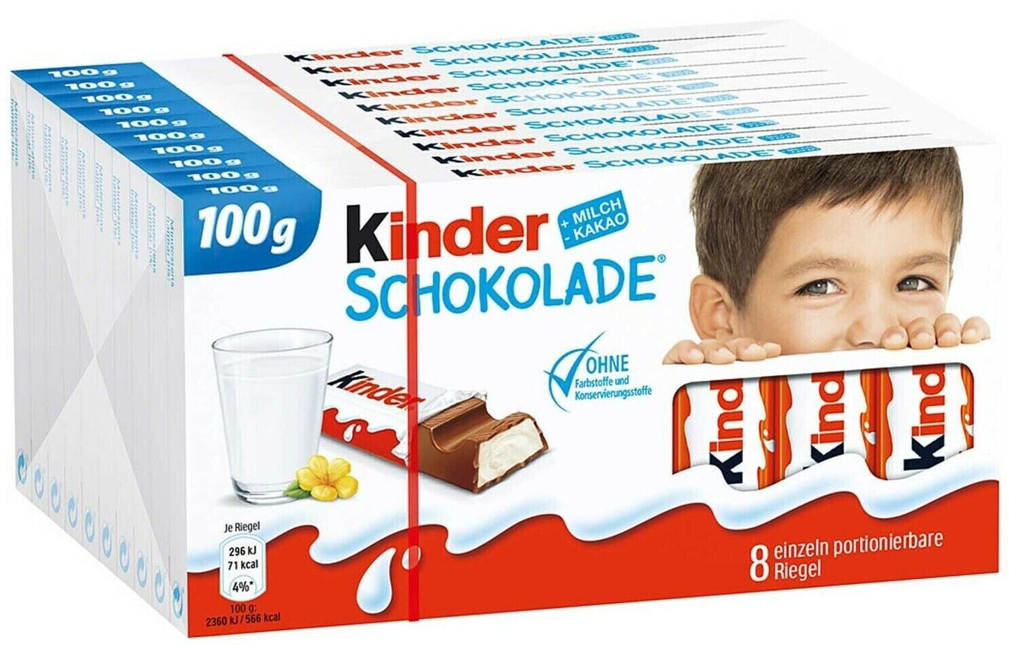 Kinder Schokolade - 10x 100g