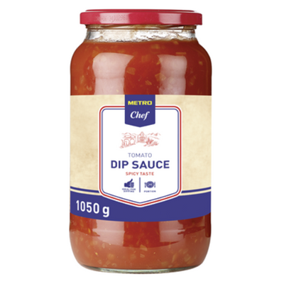 METRO Chef Tomato Dip Sauce Hot - 1,05 kg Glas