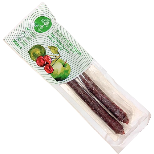 Armenisches Fruchtleder Kirsche & Apfel 50 g | Natürlicher Fruchtsnack