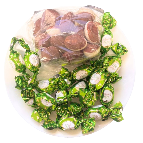 Lindt Blätterkrokant Eier Mischung Schokolade - 600g MHD 30/07/25