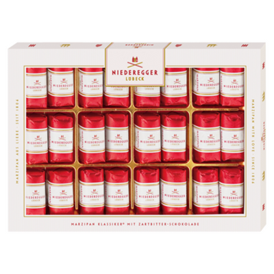 Niederegger Marzipan Klassiker mit Zartbitter-Schokolade - 24 Stück - 300g