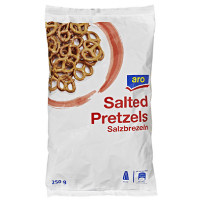 aro Brezel 250g Packung - Knusprige und goldbraune Brezeln für den perfekten Snack