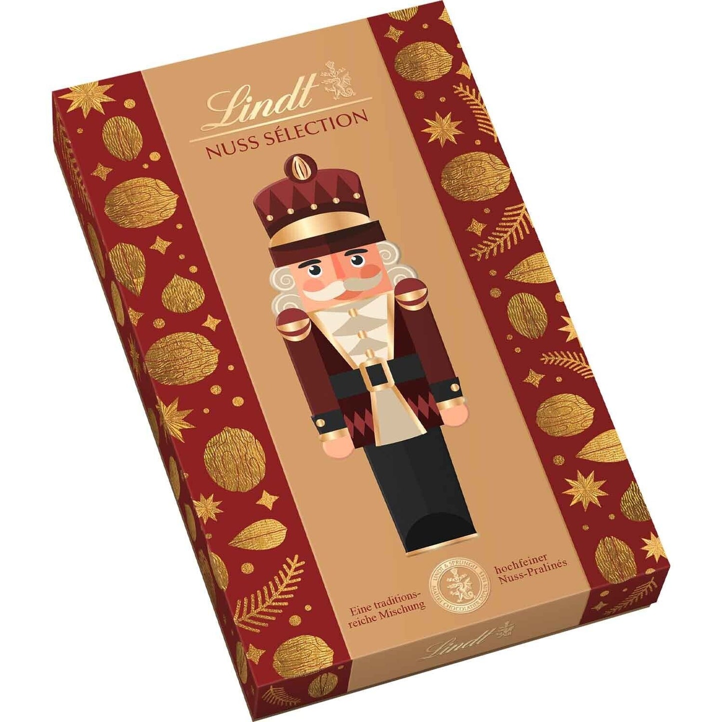 Lindt Nuss Sélection Pralinés 125g - Edle Pralinés mit feinen Nüssen