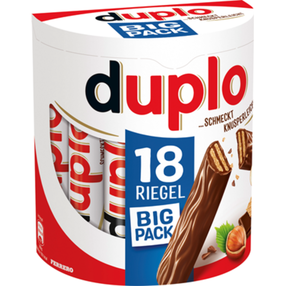 Duplo Schokoriegel Big Pack Classic 328g - Leckere Waffelriegel mit schokoladiger Füllung für unwiderstehlichen Genuss