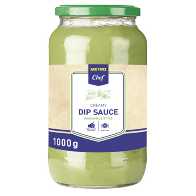 METRO Chef Creamy Dip Sauce Guacamole Style - 1 kg Glas