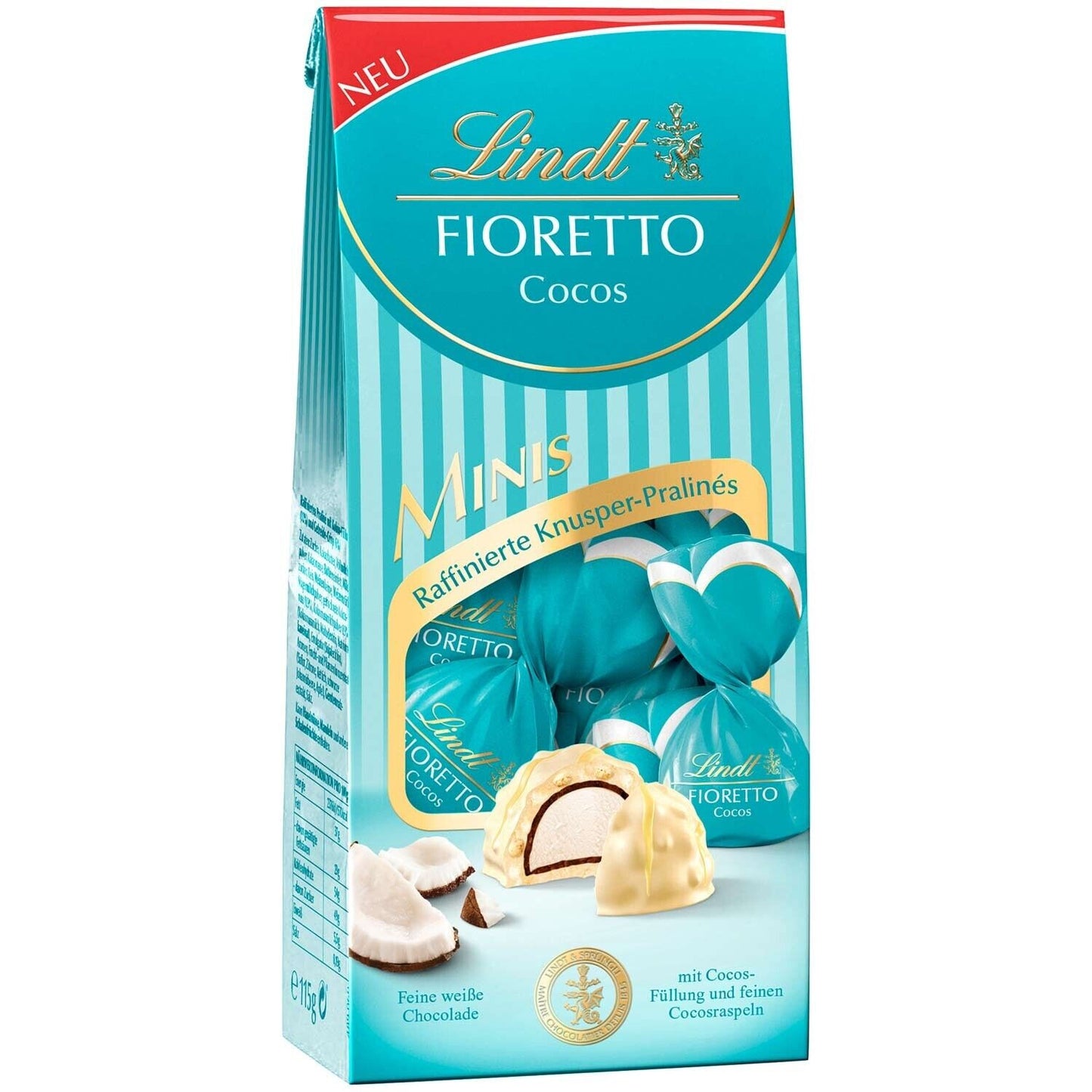 Lindt Fioretto Cocos Minis 115g