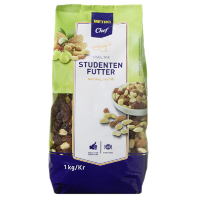 METRO Chef Studentenfutter mit Erdnüssen - 1 kg Beutel