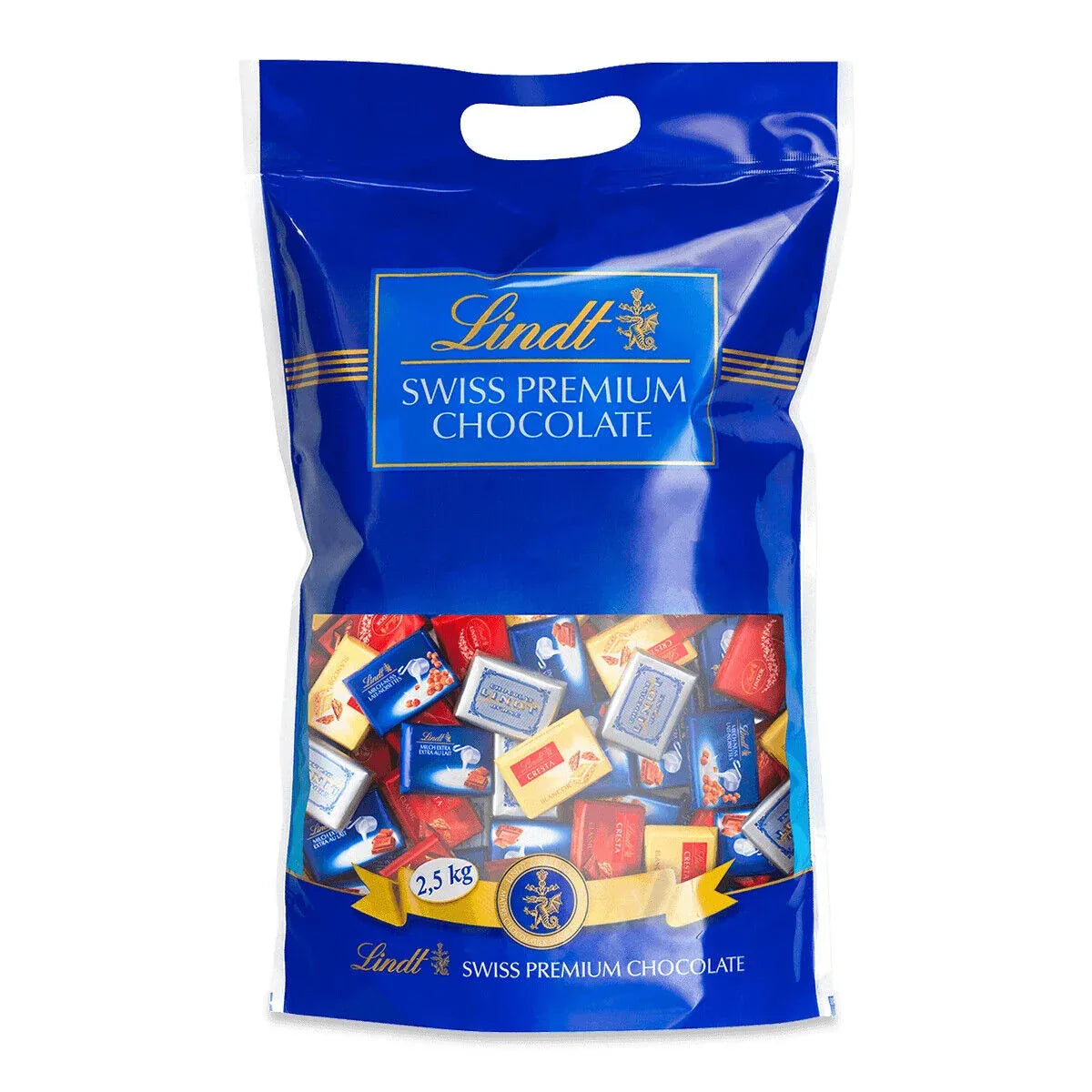 Lindt Napolitains Mini Schokoladen 6 Sorten Swiss Premium Minis Chocolate 2,5kg - Schokobote.de