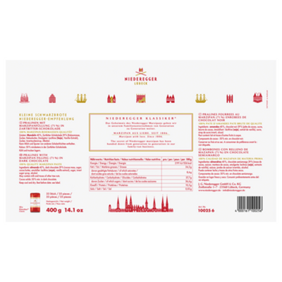 Niederegger Marzipan Klassiker - 400 g Packung