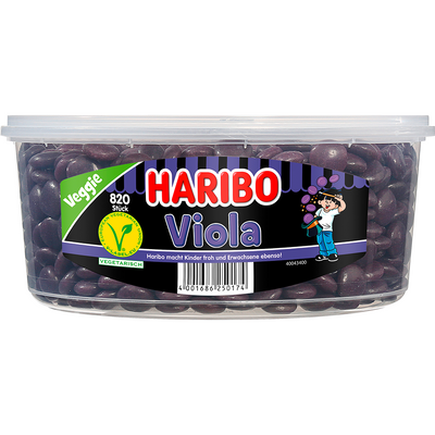 Haribo Viola 820 Stück - 1,148 kg Dose