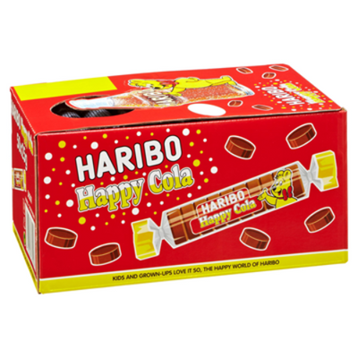 Haribo Roulette Rollen Cola 50 Stück à 25 g - 1,25 kg Karton