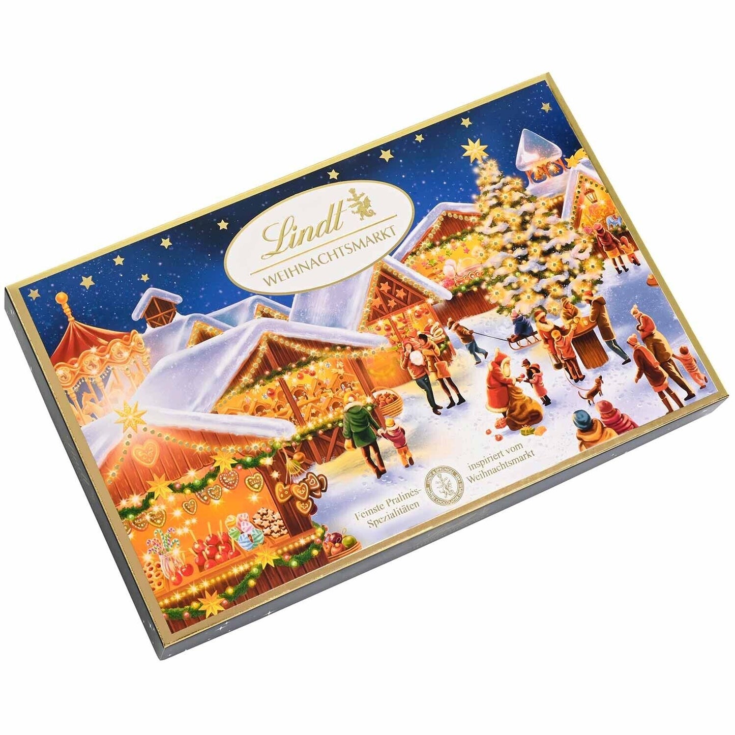 Lindt Weihnachtsmarkt Pralinés 200g - Festliche Pralinen für süße Genussmomente
