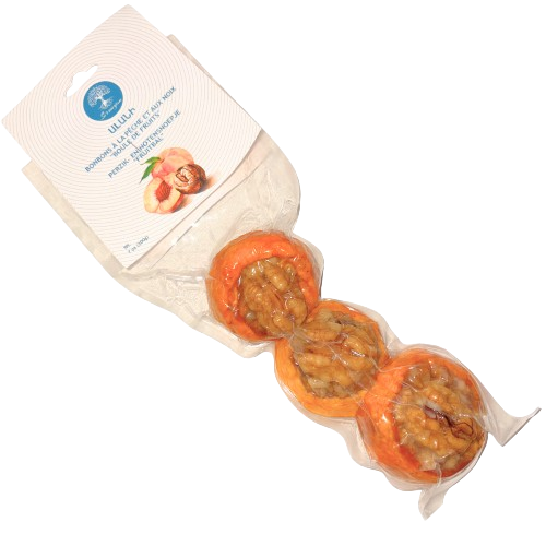 Armenische Pfirsich-Walnuss-Fruchtkugeln 200 g | Natürlicher Snack & Süßigkeit