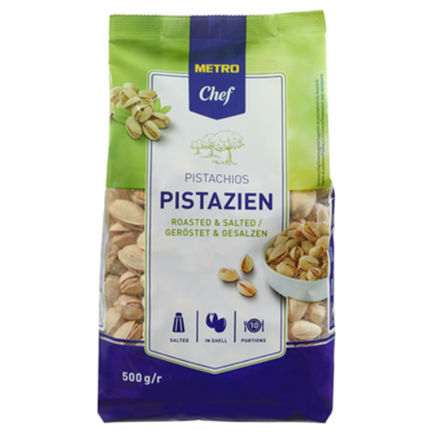 METRO Chef Pistazien geröstet & gesalzen - 500 g Beutel