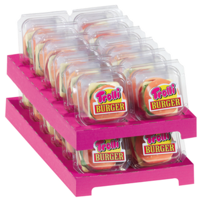 Trolli Fruchtgummi Burger - 24 x 50 g Karton