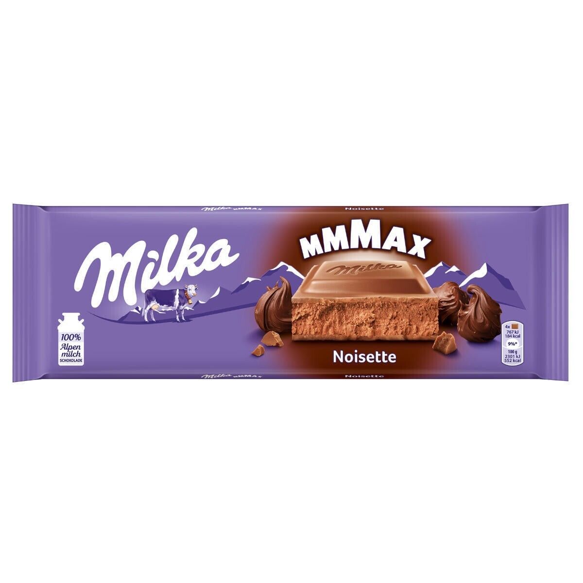 Milka Mmmax Noisette aus Alpenmilch Schokolade XXL Tafel  6x 270g