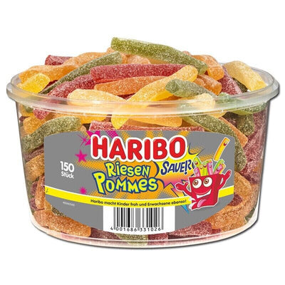 Haribo Stückartikel Riesen Pommes - 1 kg Stück