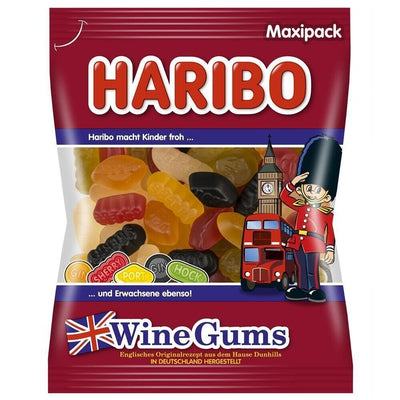 Haribo Beutel Wine Gums - 500 g Beutel