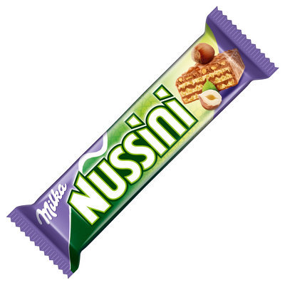 Milka Nussini - Haselnuss Schokoriegel - 35x 31,5g Riegel