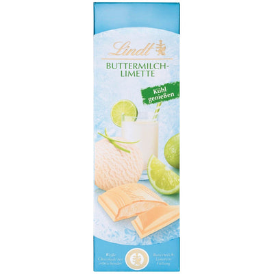 Lindt Buttermilch-Limette Weiße Schokolade Tafel 100g